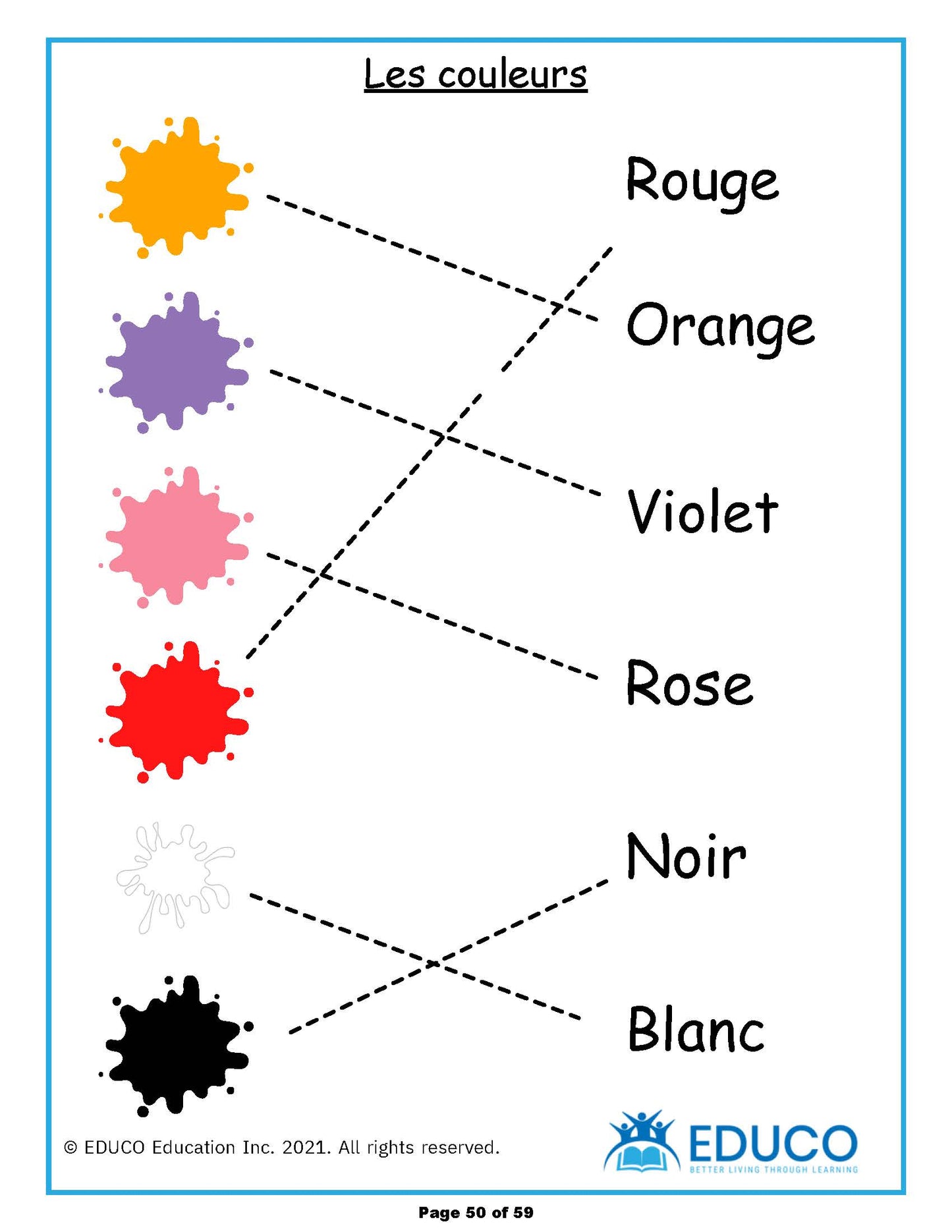 Elementary French Fundamentals - French Learning Resources (Digital Download) (59 Pages)