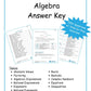 Algebra Success: 140-Page Practice & Solutions Workbook (Digital Download)