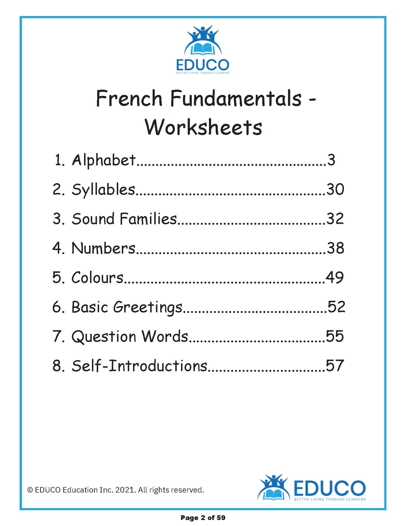 Elementary French Fundamentals - French Learning Resources (Digital Do ...