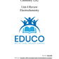 Unit 4: Electrochemistry - Chemistry 3202 (Digital Download)