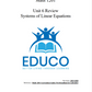 Unit 6: Systems of Linear Equations - Math 1201 (Digital Download)