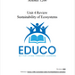 Unit 4: Sustainability of Ecosystems - Science 1206 (Digital Download)