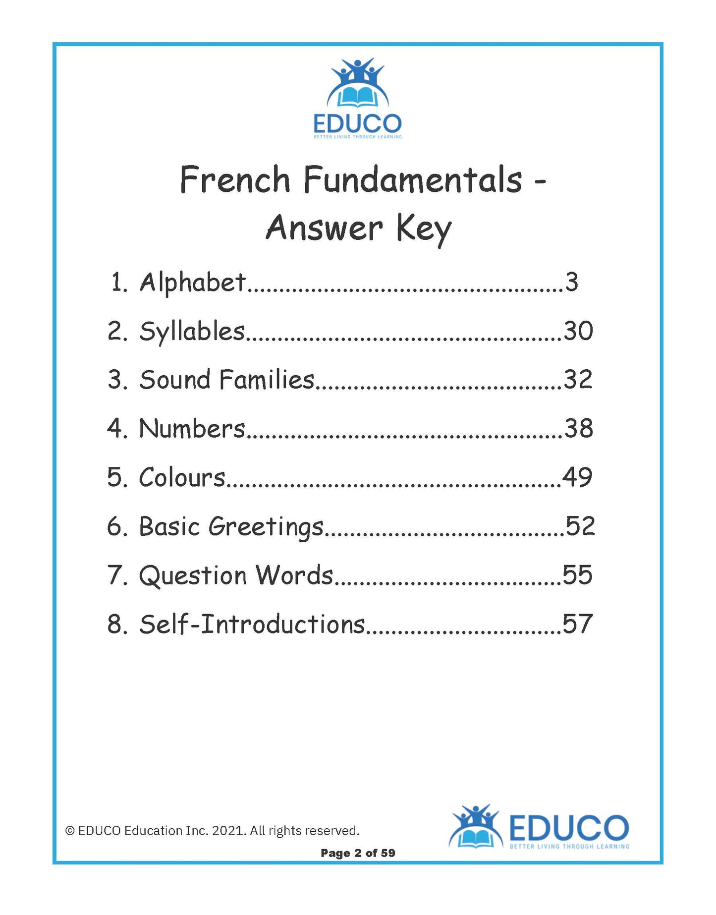 French Fundamentals - Elementary Workbook Package (3 Physical Workbooks)