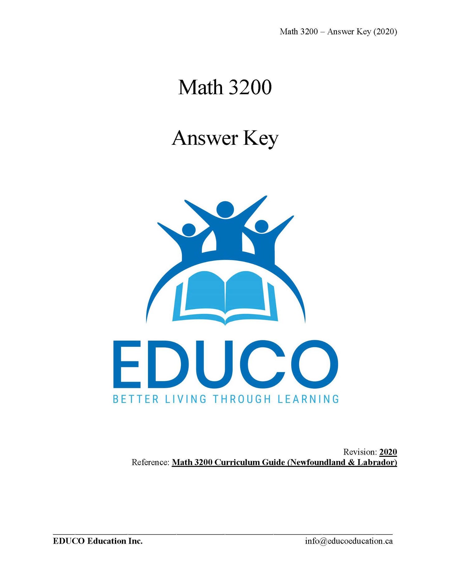Math 3200 (Physical Workbook)