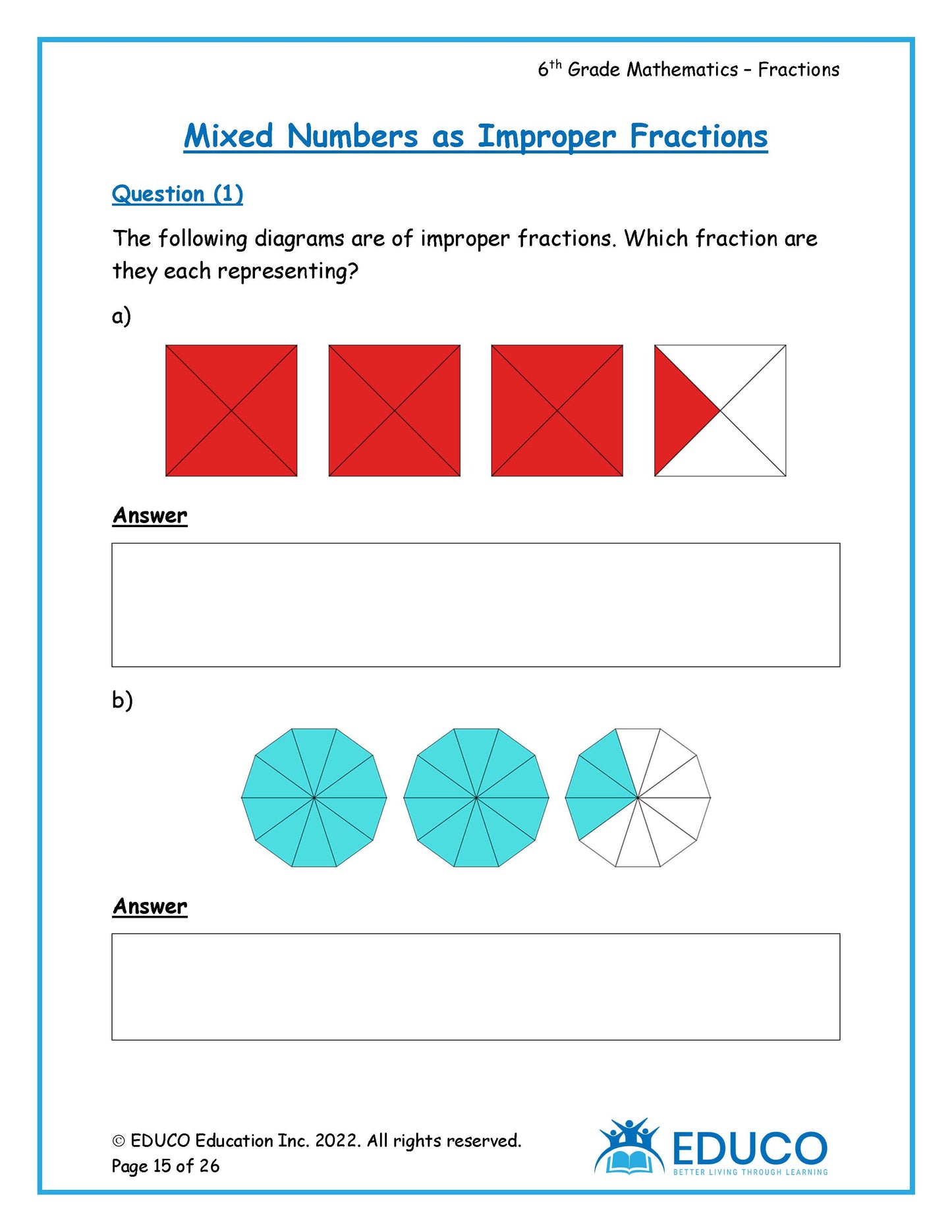 Grade 6 Math Workbook - Part 2 of 3 (Physical Workbook)