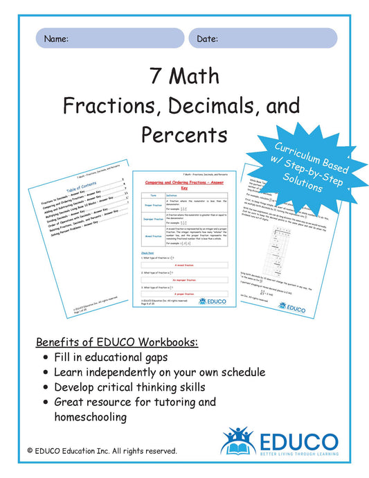 Grade 7 Math Class For Math Lessons Grade 7