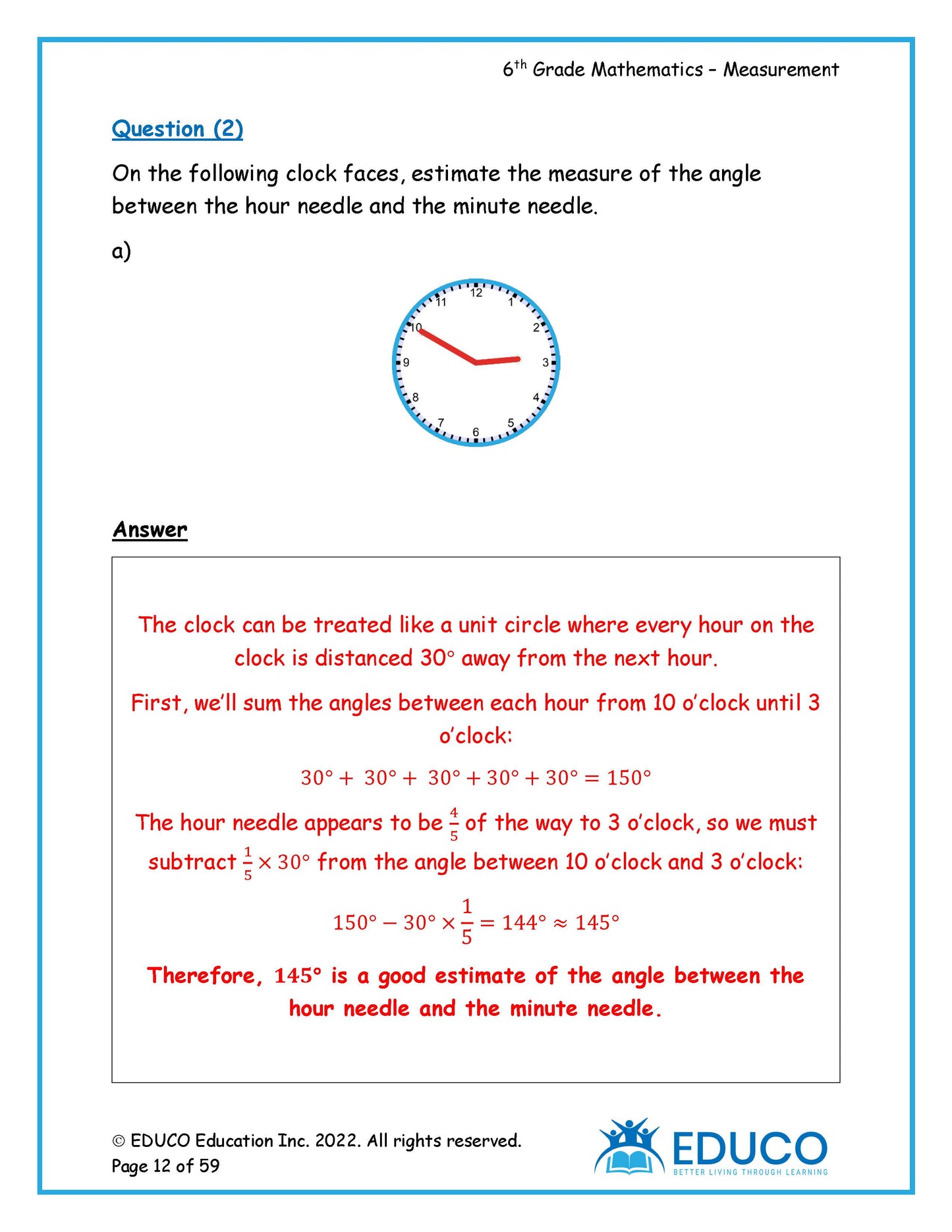 Unit 9: Measurement - Grade 6 Math (Digital Download)