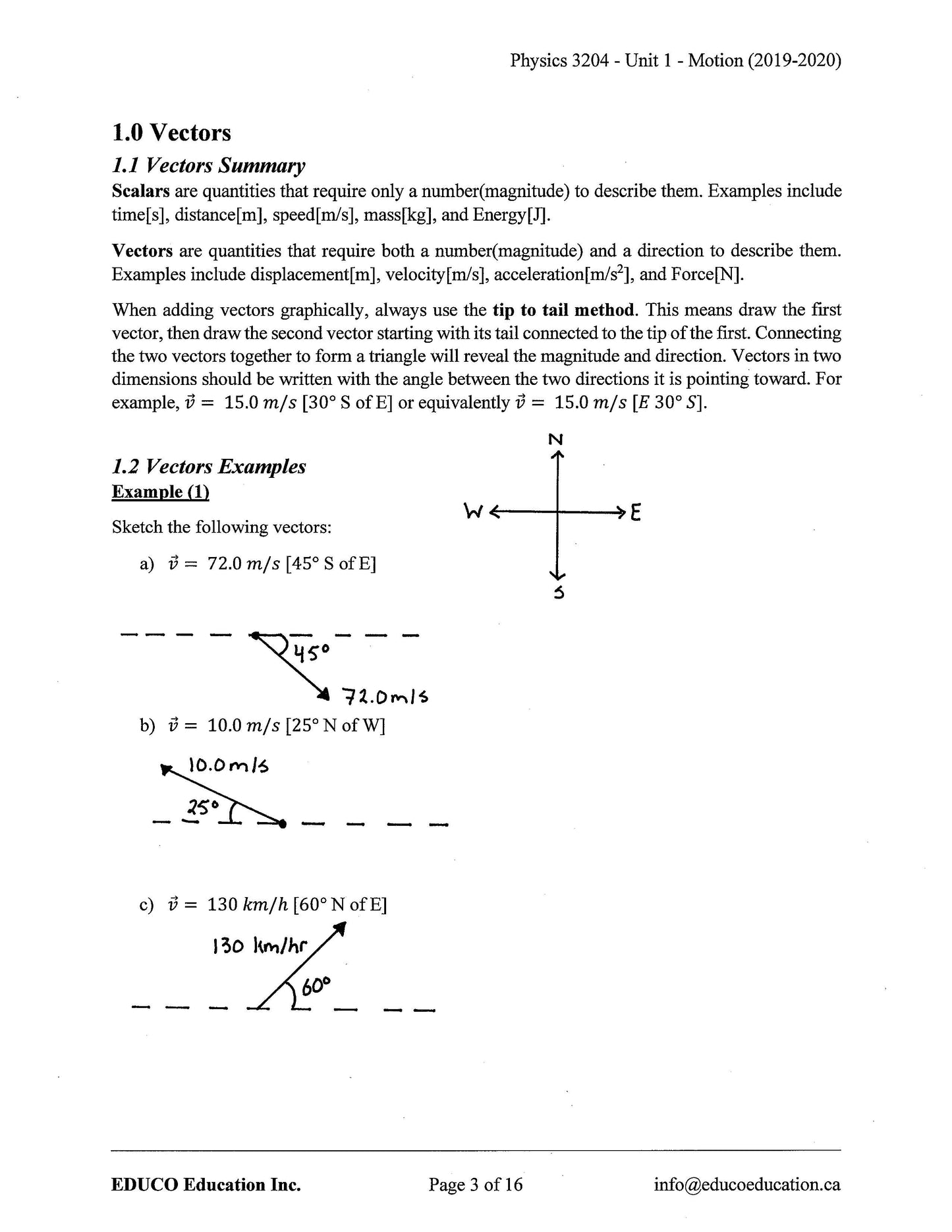 Physics 3204 (Physical Workbook)