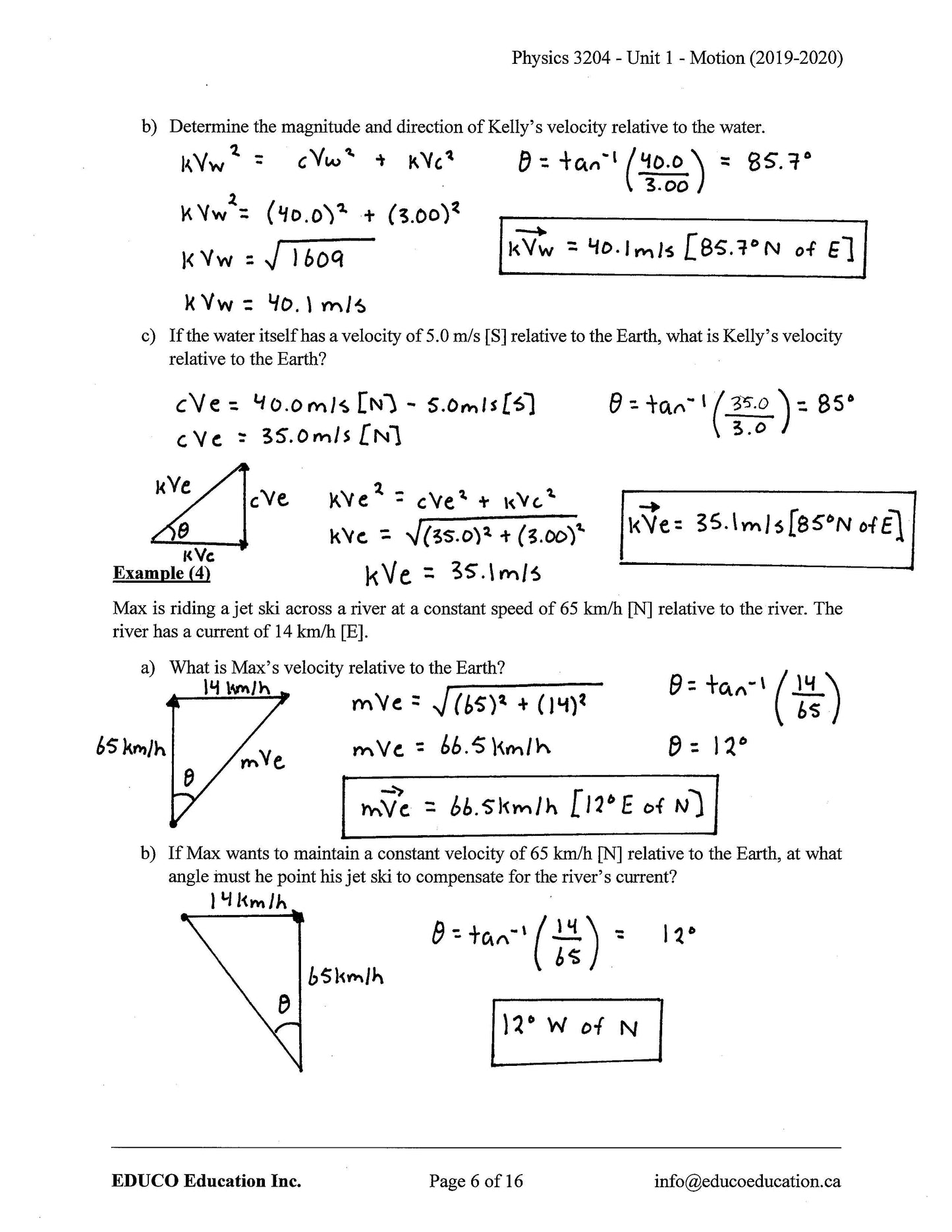 Physics 3204 (Physical Workbook)