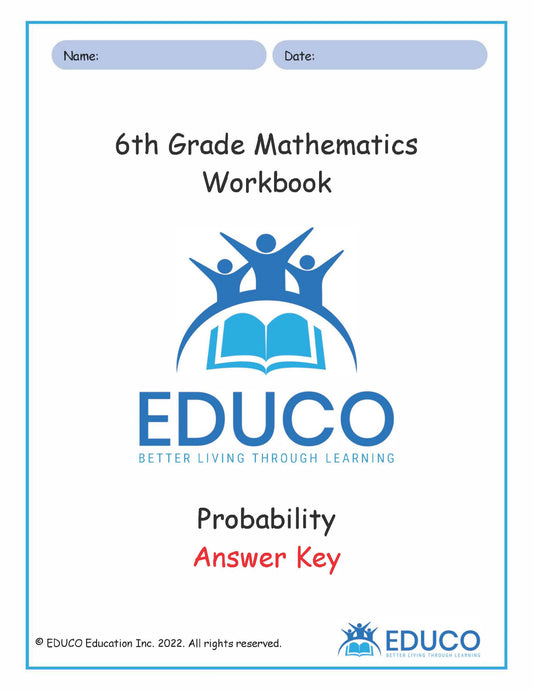 Unit 11: Probability - Grade 6 Math (Digital Download)