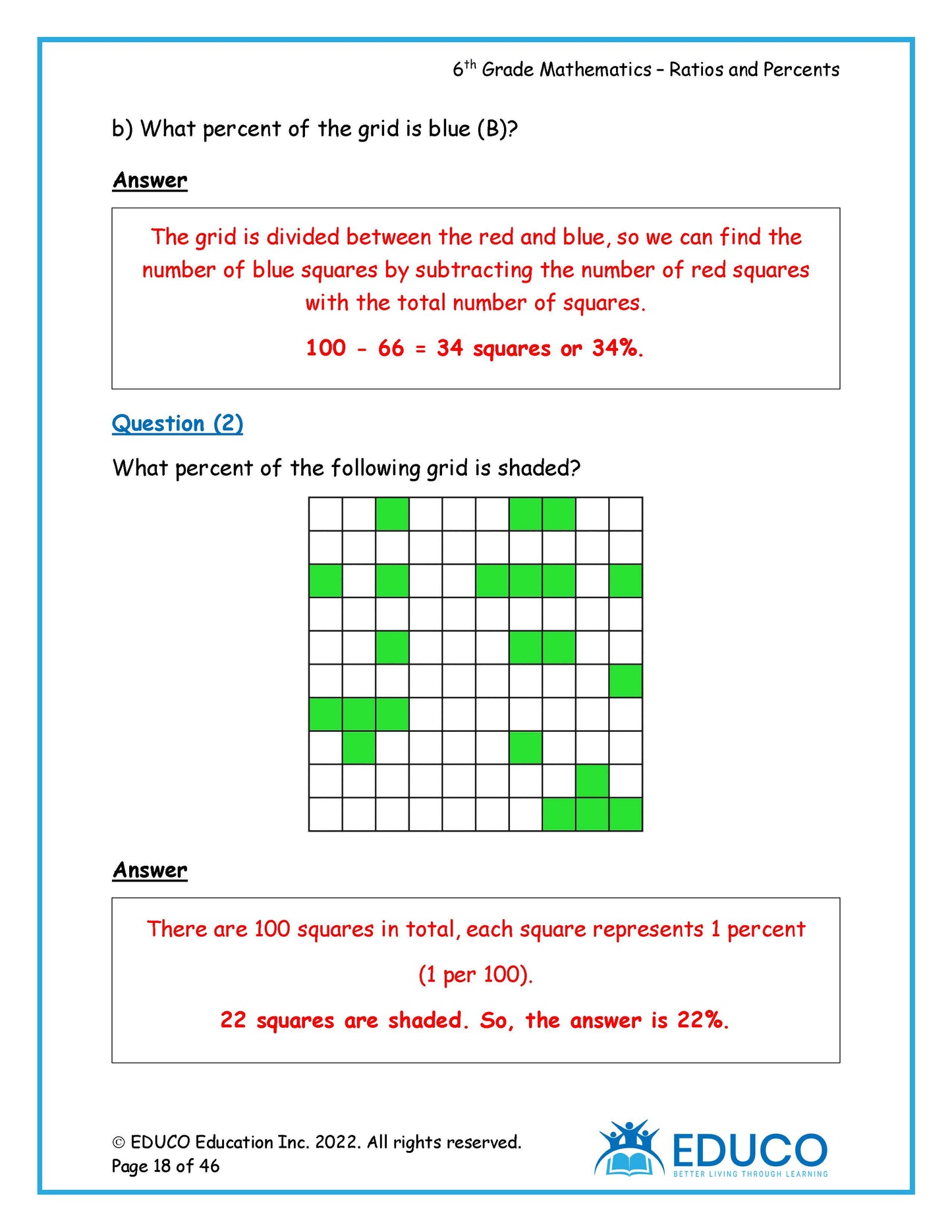 Unit 6: Ratio and Percent - Grade 6 Math (Digital Download)